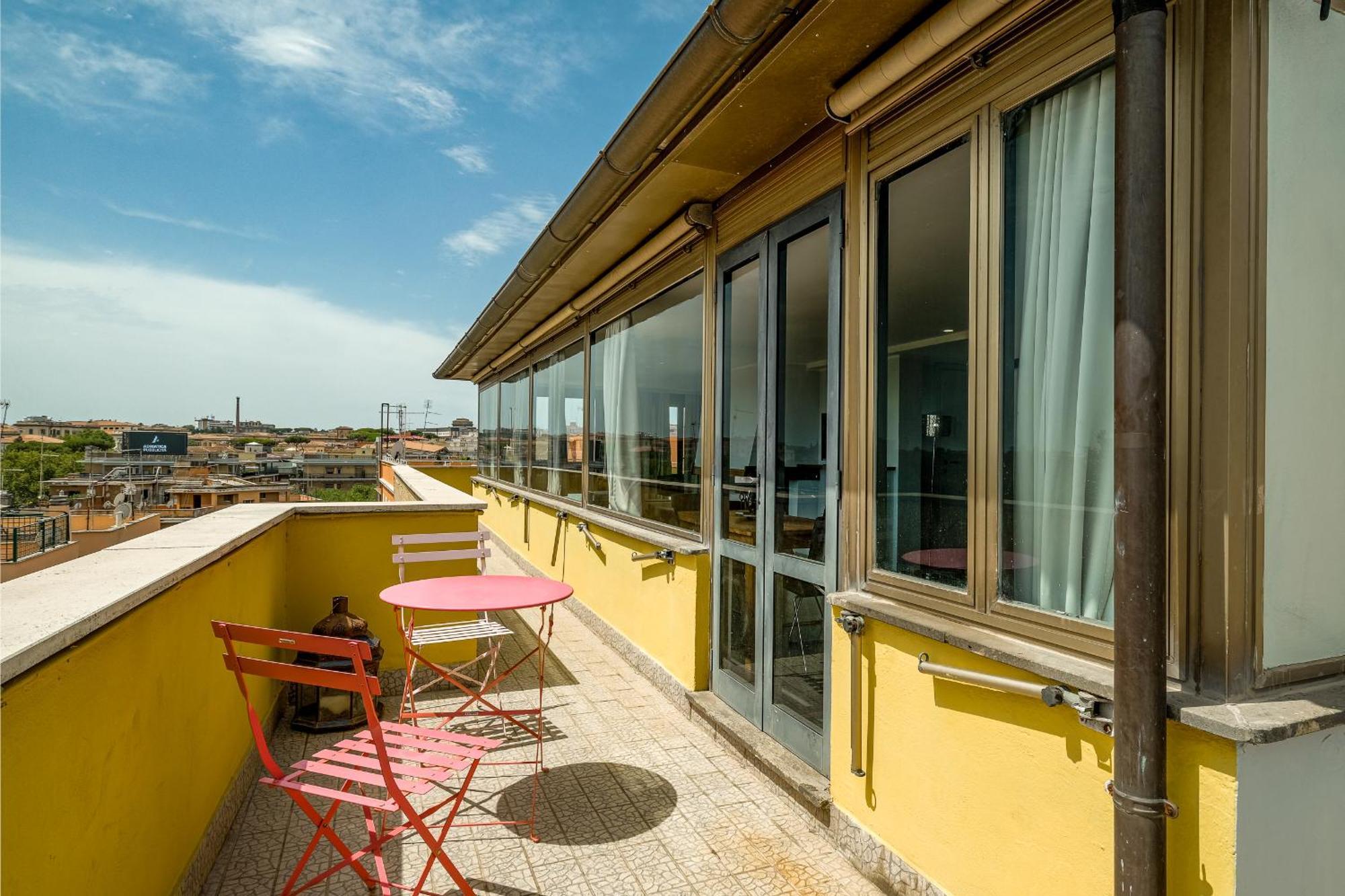 Apartamento Forlanini Loft Trastevere By Casa E Lode - Terrace Panoramic View, Air Conditioning, Wifi Roma