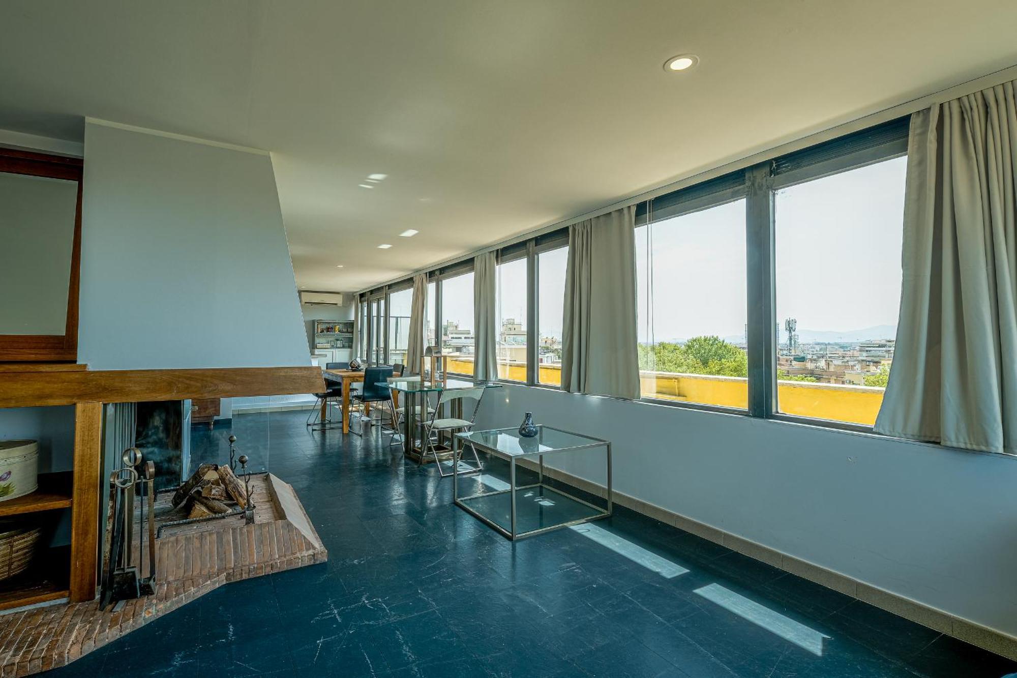 Apartamento Forlanini Loft Trastevere By Casa E Lode - Terrace Panoramic View, Air Conditioning, Wifi *