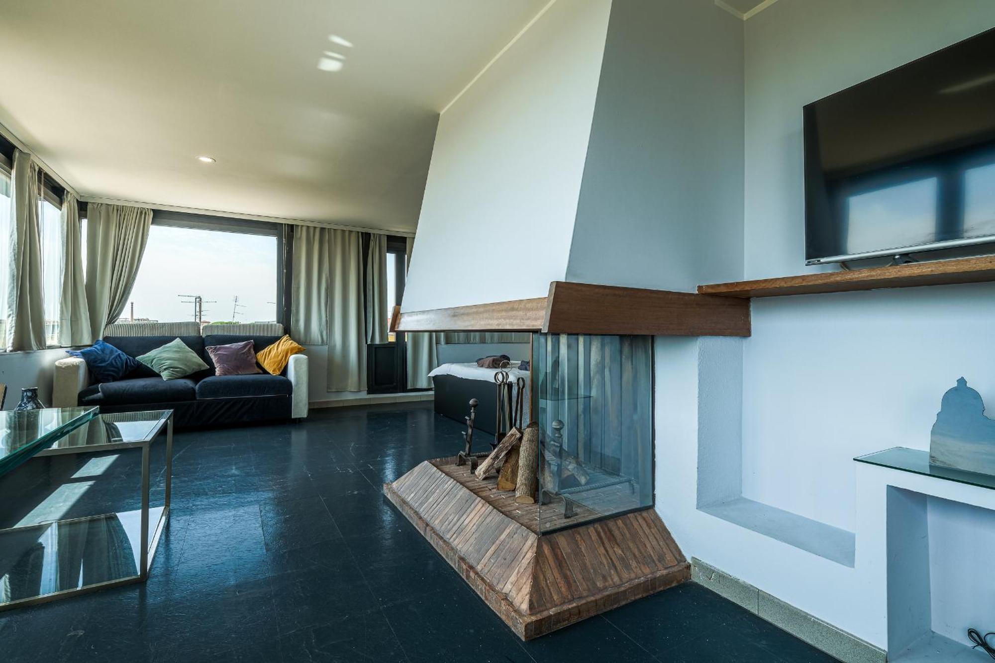 Apartamento Forlanini Loft Trastevere By Casa E Lode - Terrace Panoramic View, Air Conditioning, Wifi